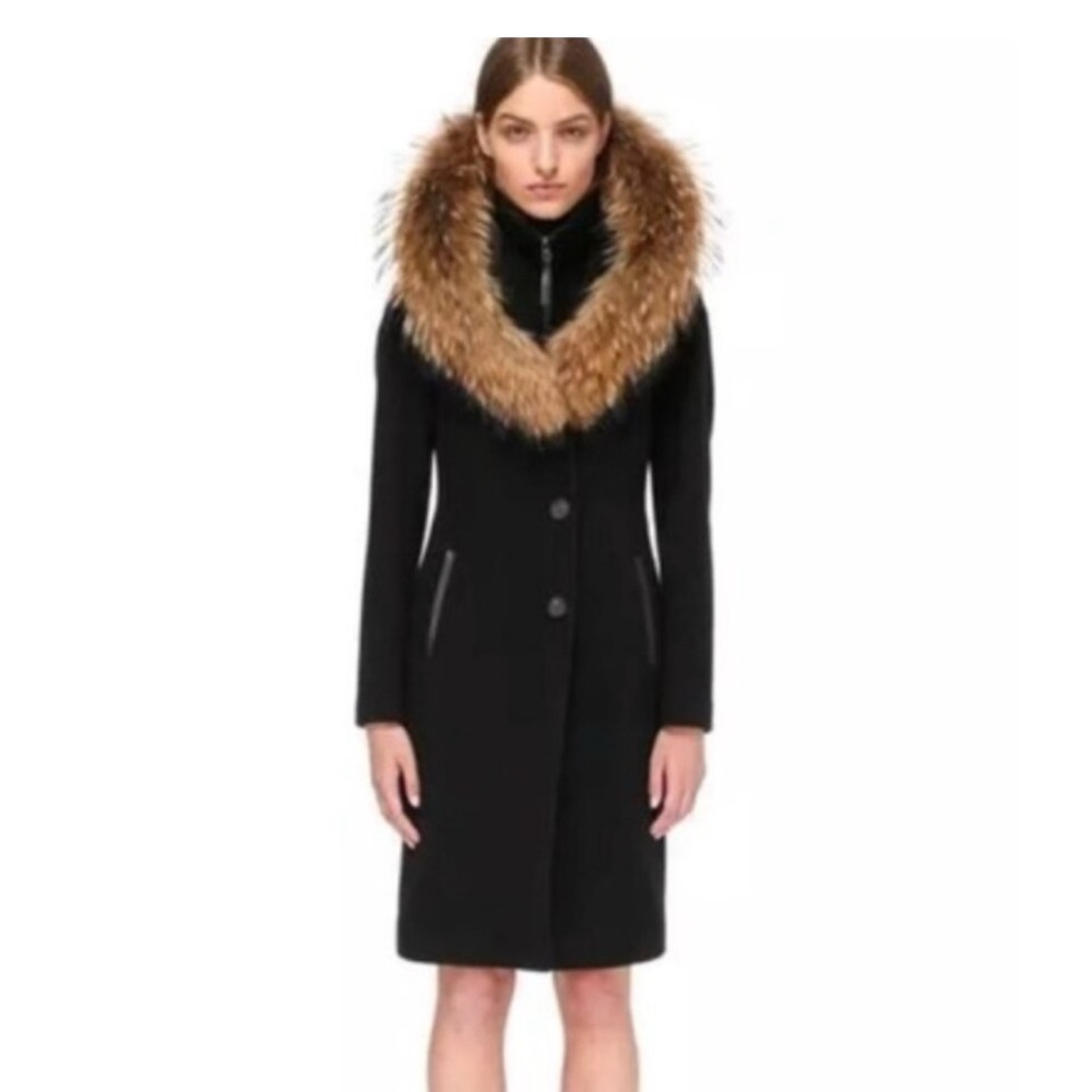 Mackage jacket 70% wool exterior